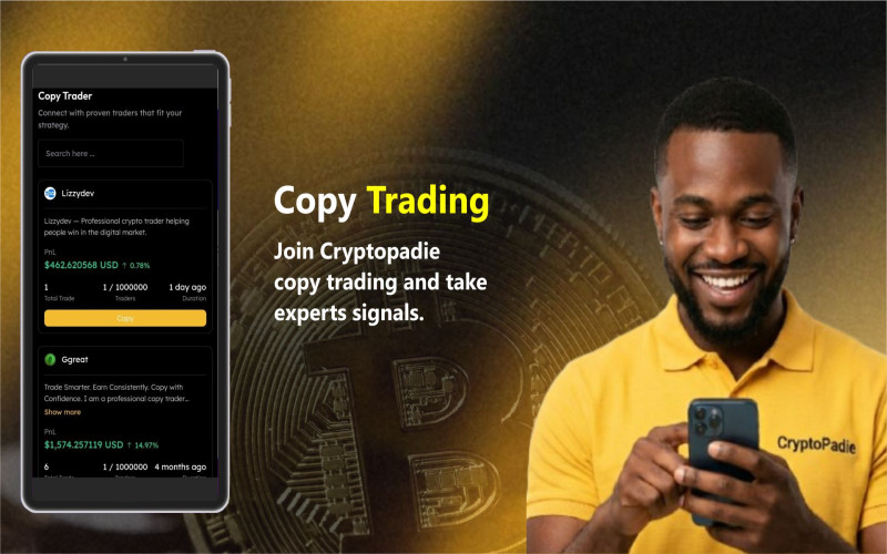 📊 Cryptopadie Copy Trading: Trade Like the Pros